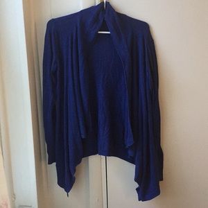 Blue cardigan